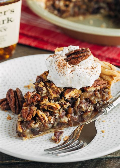 Chocolate Pecan Pie with Bourbon - Striped Spatula