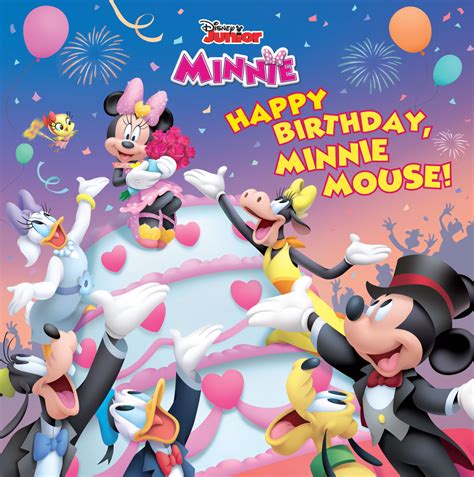 Minnie Mouse Happy 1st Birthday Coloring Pages