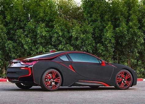 Custom black and red BMW i8 | Bmw i8 black, Bmw, Bmw i8