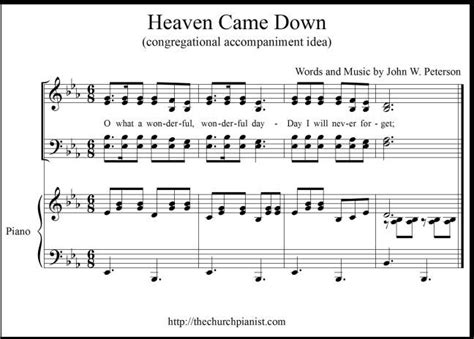 The Church Pianist » heaven came down