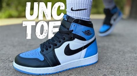 Missed Opportunity! Jordan 1 UNC Toe Review & On Foot - YouTube