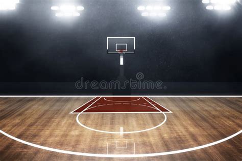 Professional Basketball Court Arena Backgrounds Stock Photo - Image of ...