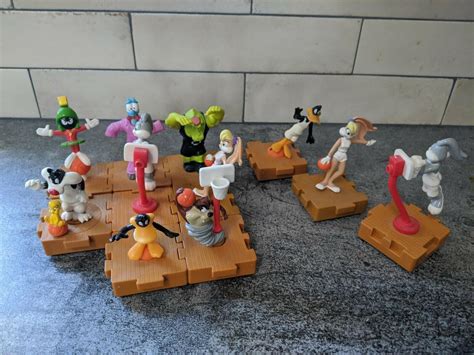 SPACE JAM LOONEY TUNES 1996 McDonald's Toys Complete Set of 8 + 3 ...