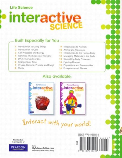 Pearson Interactive Science: Life Science