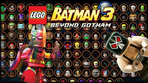 LEGO Batman 3 Full Character Roster (With All DLC) - YouTube