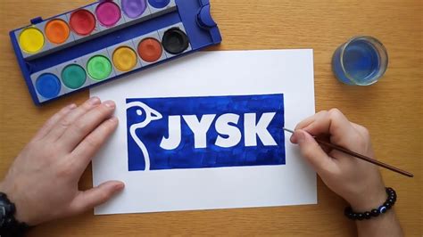 How to draw the Jysk logo - YouTube