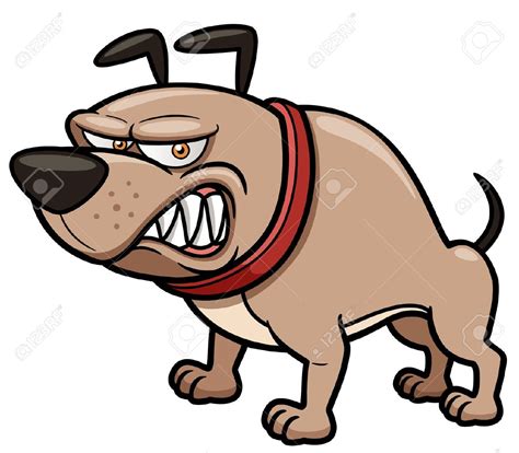 Mean Dog Cartoon Clipart | Free download on ClipArtMag