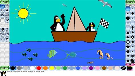 Tux Paint Scenery