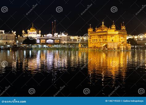 Harmandir Sahib Or Golden Temple At Amritsar Stock Photo ...