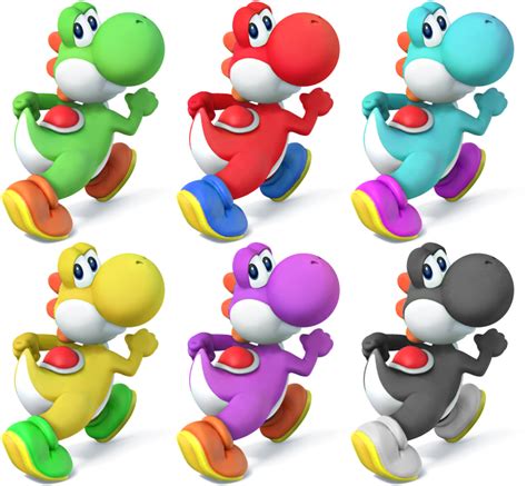 Yoshi - Couleurs alternatives