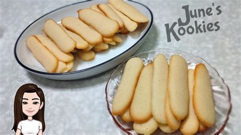 Lengua De Gato | Butter Cookies | No Oven Recipe | June's Kookies - YouTube