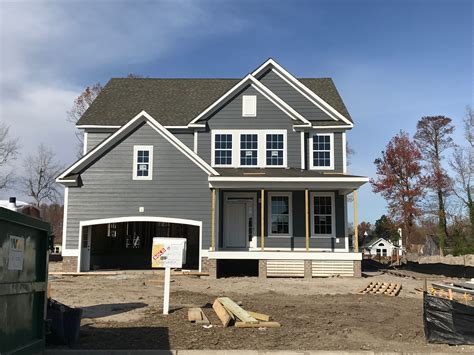 James Hardie Night Gray siding | Gray house exterior, House exterior ...