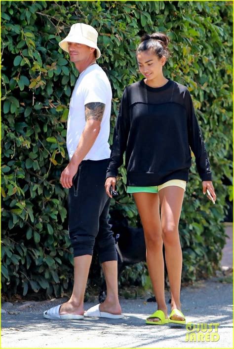 Joel Kinnaman & Girlfriend Kelly Gale Take Their Dog for a Walk: Photo ...