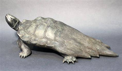 Japanese Antique Bronze Kame, Longevity Turtle. – Kuraya