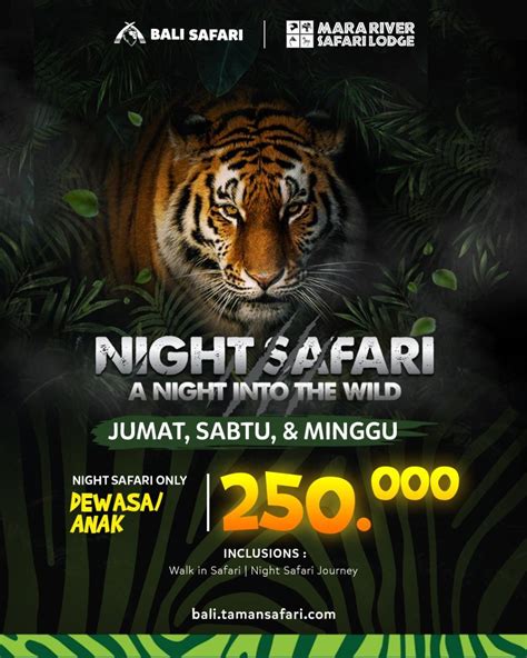 Night Safari Hadir Kembali di Hari Minggu! - Mara River Safari Lodge