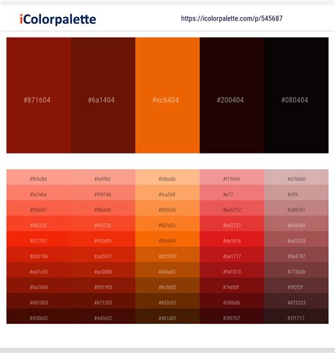 70 Latest Color Schemes with Clementine Color tone combinations | 2024 ...