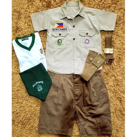 BLC Original Boy Scout of the Philippines Uniform Set of 6 w/ Freebie ...