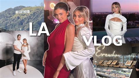 LA VLOG meeting Kylie Jenner + Cosmic Launch party ,getting In-n-out ...