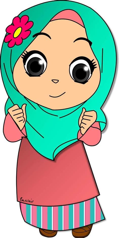 Gambar Kartun Muslimah Di Sekolah Top Gambar - Riset