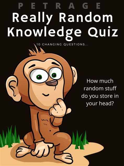 Really Random Knowledge Quiz | Fun quiz questions, Knowledge quiz, Fun ...