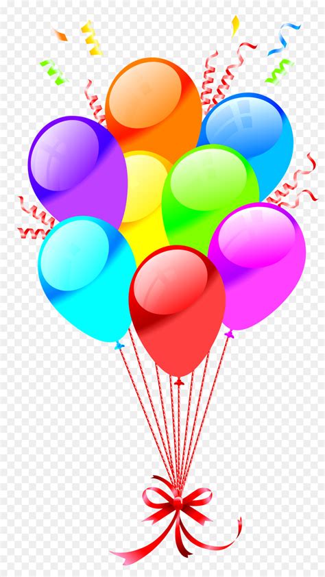 transparent background birthday balloons png - Clip Art Library