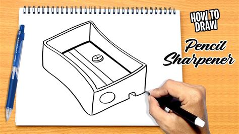 Pencil Sharpener Drawing With Basic Shapes Basic Sketching, Structural ...