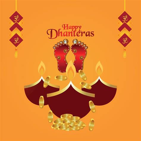 Happy dhanteras celebration background. Dhanteras, the festival of ...