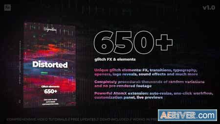 Videohive Glitch Pack V1.1 29662551 Free