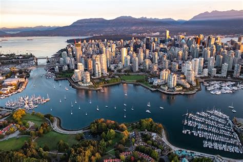 Aerial view of Vancouver - Canadian Cycling Magazine