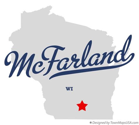 Map of McFarland, WI, Wisconsin