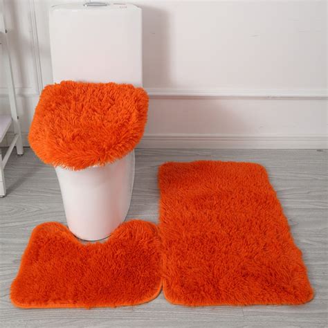 JeashCHAT 3 Piece Bathroom Rug Set Clearance - Includes Bathroom Carpet ...