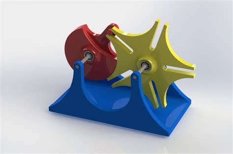 Geneva Wheel Mechanism - SOLIDWORKS, Other - 3D CAD model - GrabCAD