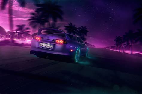 NeonNight Toyota Supra 4k Wallpaper,HD Cars Wallpapers,4k Wallpapers ...