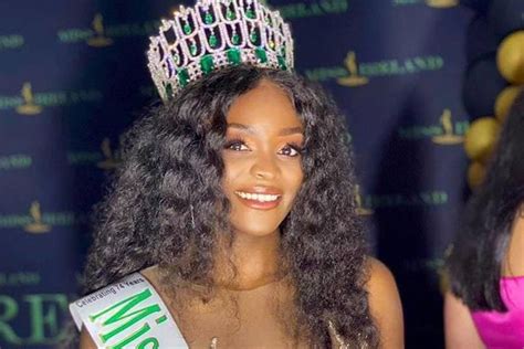 Miss Galway Pamela Uba was crowned Miss Ireland 2021 and will represent ...