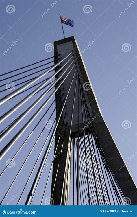 Anzac Bridge stock image. Image of construction, bridge - 1226983