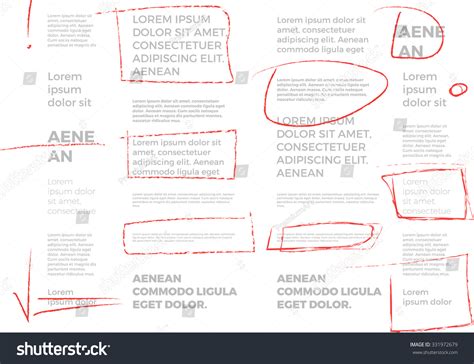 Paper Marks Vector Set Stock Vector (Royalty Free) 331972679 | Shutterstock