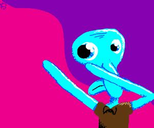 Squidward dab (squid dab meme) ;) - Drawception