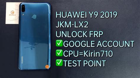 HUAWEI Y9 2019/JKM-LX2 UNLOCK FRP BY HW TOOL