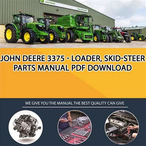 John Deere 3375 - Loader, Skid-Steer Parts Manual Pdf Download ...