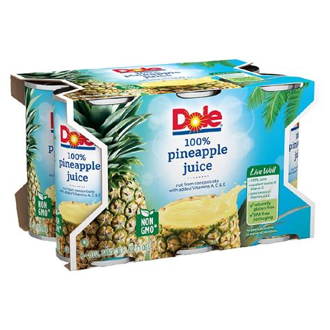 Dole Pineapple Juice 6pz 6oz Can - Legacy Wine and Spirits