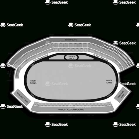 Texas Motor Speedway Seating Chart Concert & Map | Seatgeek - Texas ...