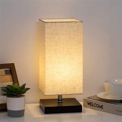 Bedside Table Lamp - Modern Nightstand Lamp, Minimalist Bedside Desk ...