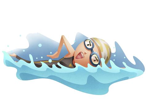 Photos Of People Swimming Cartoon Swimmer Clipart Hd Png Download ...