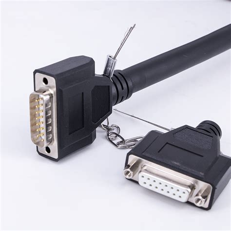 15-pin I/O cable with a chain High capacity shielded cable