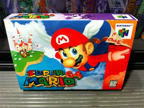 Super Mario 64 | Box My Games! Reproduction game boxes