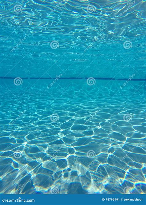 Light Patterns Underwater in CCean Empty Swimming Pool Stock Image ...