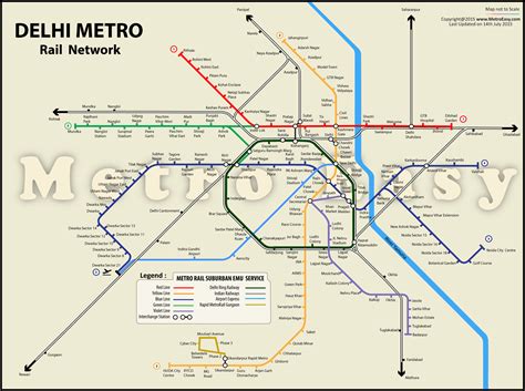 Download Delhi Metro Map in PDF — Map, Lines, Route, Hours, Tickets