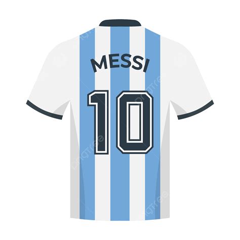 Jersey Messi Argentina Dengan Nomor 10, Lionel Messi, Baju Kaos, 10 PNG ...