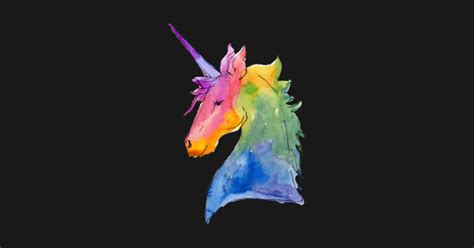 Watercolor Unicorn Rainbow Unicorn Illustration- Watercolor Unicorn ...