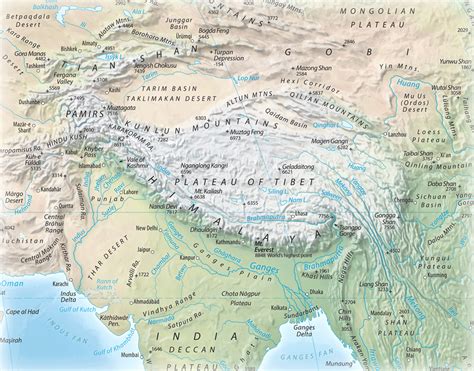 Mountain Ranges Of The Himalayas Google My Maps